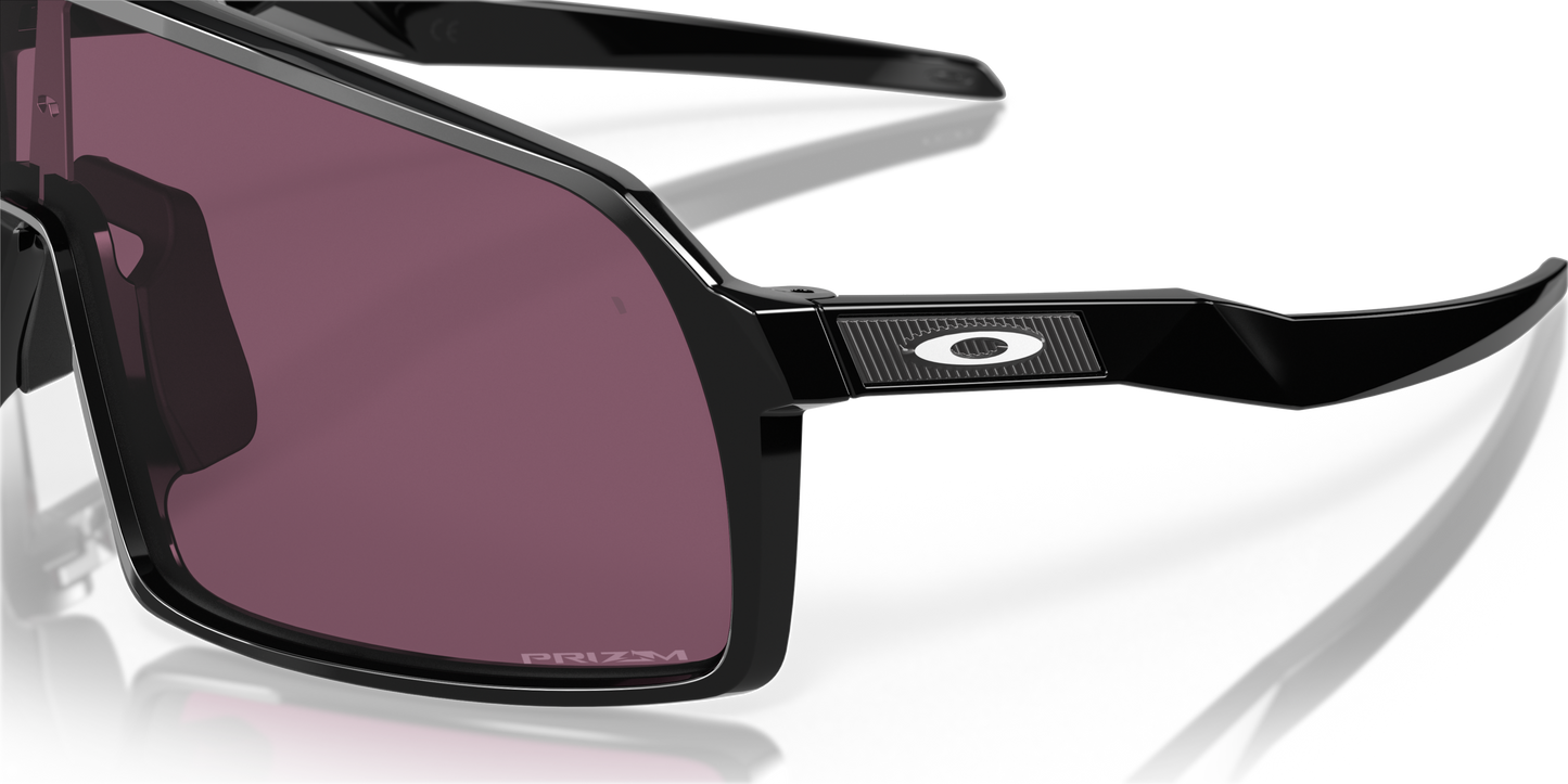 [Prizm Road Black Lenses, Polished Black Frame]