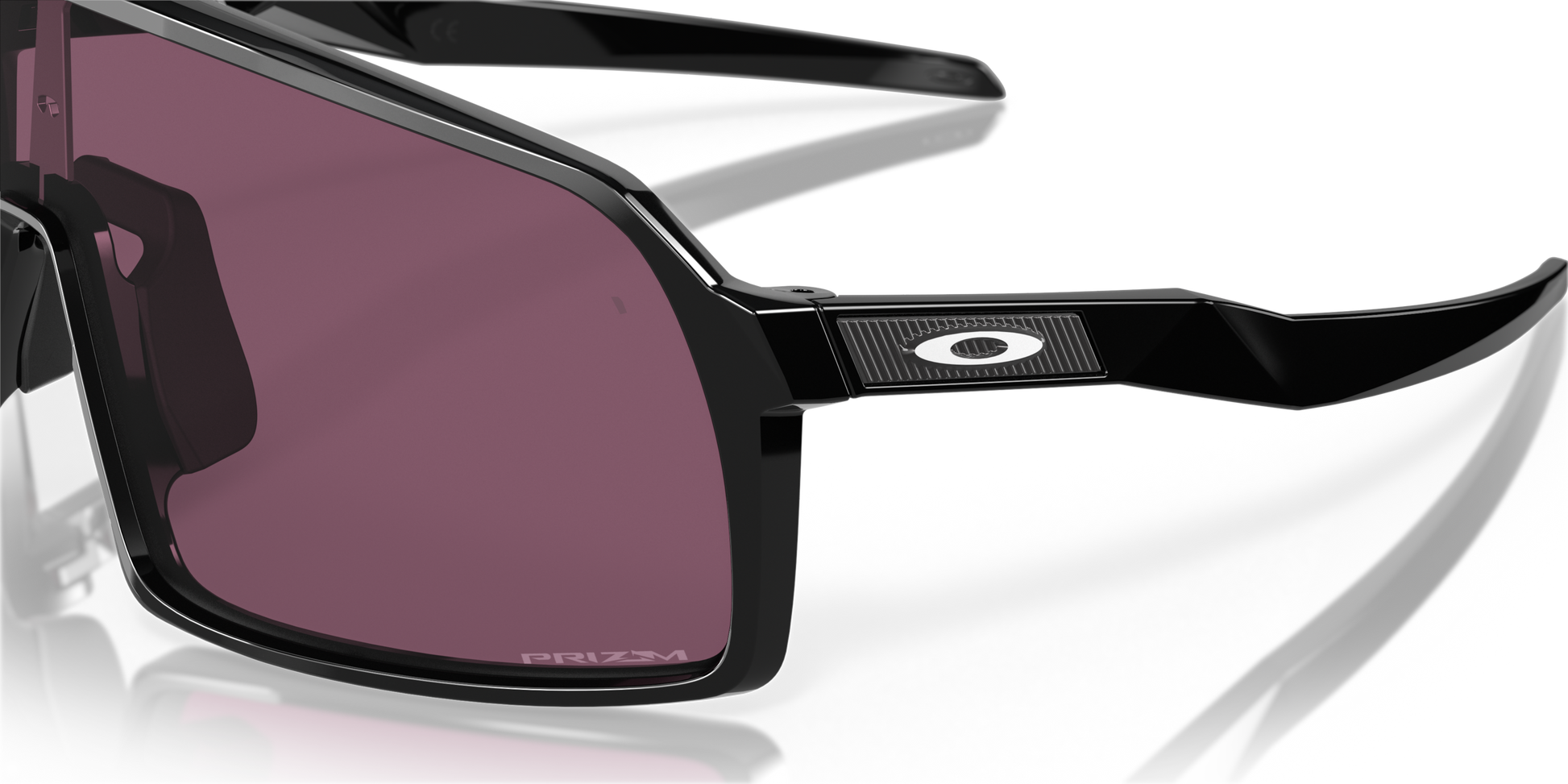 [Prizm Road Black Lenses, Polished Black Frame]