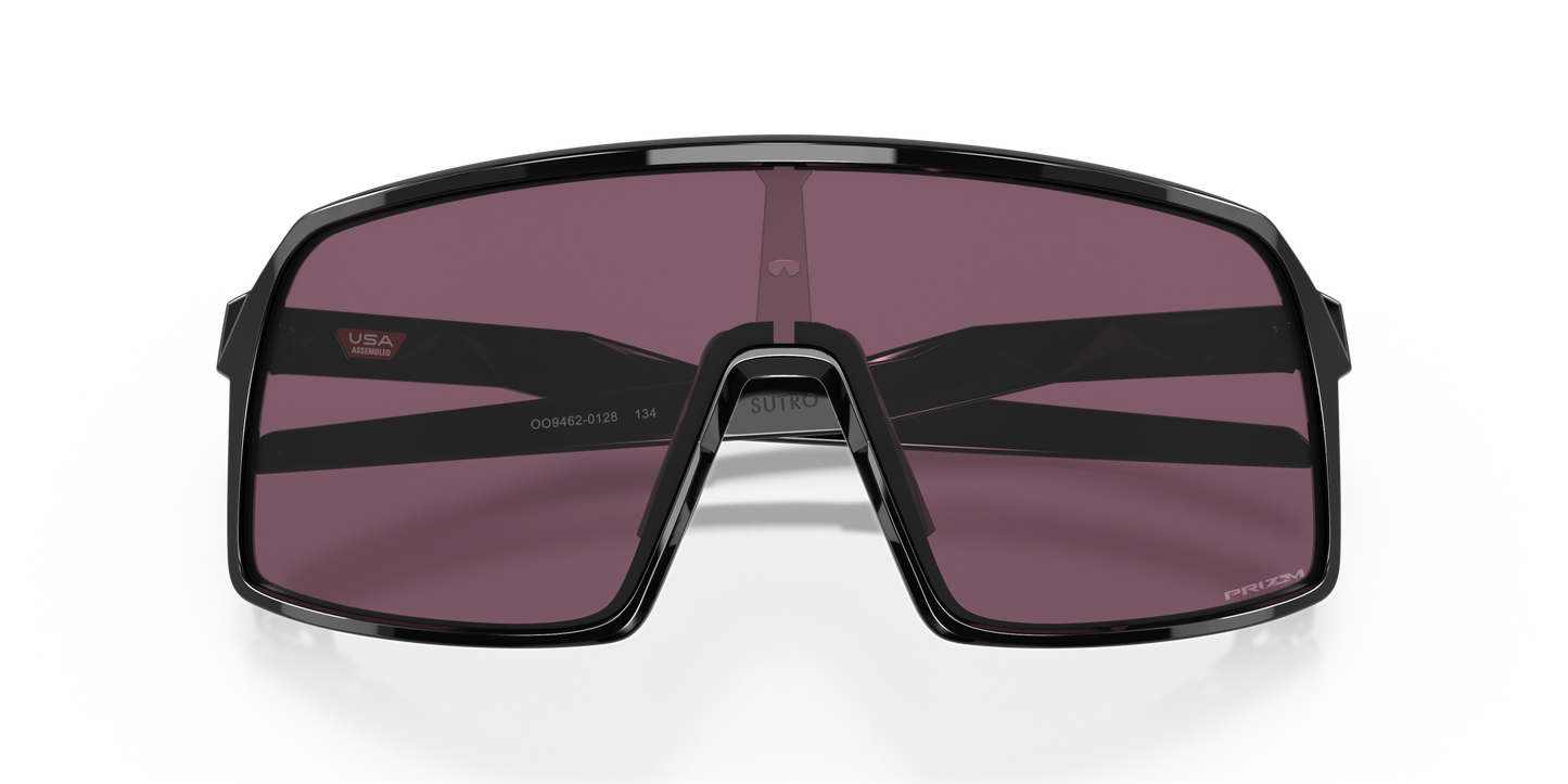 [Prizm Road Black Lenses, Polished Black Frame]