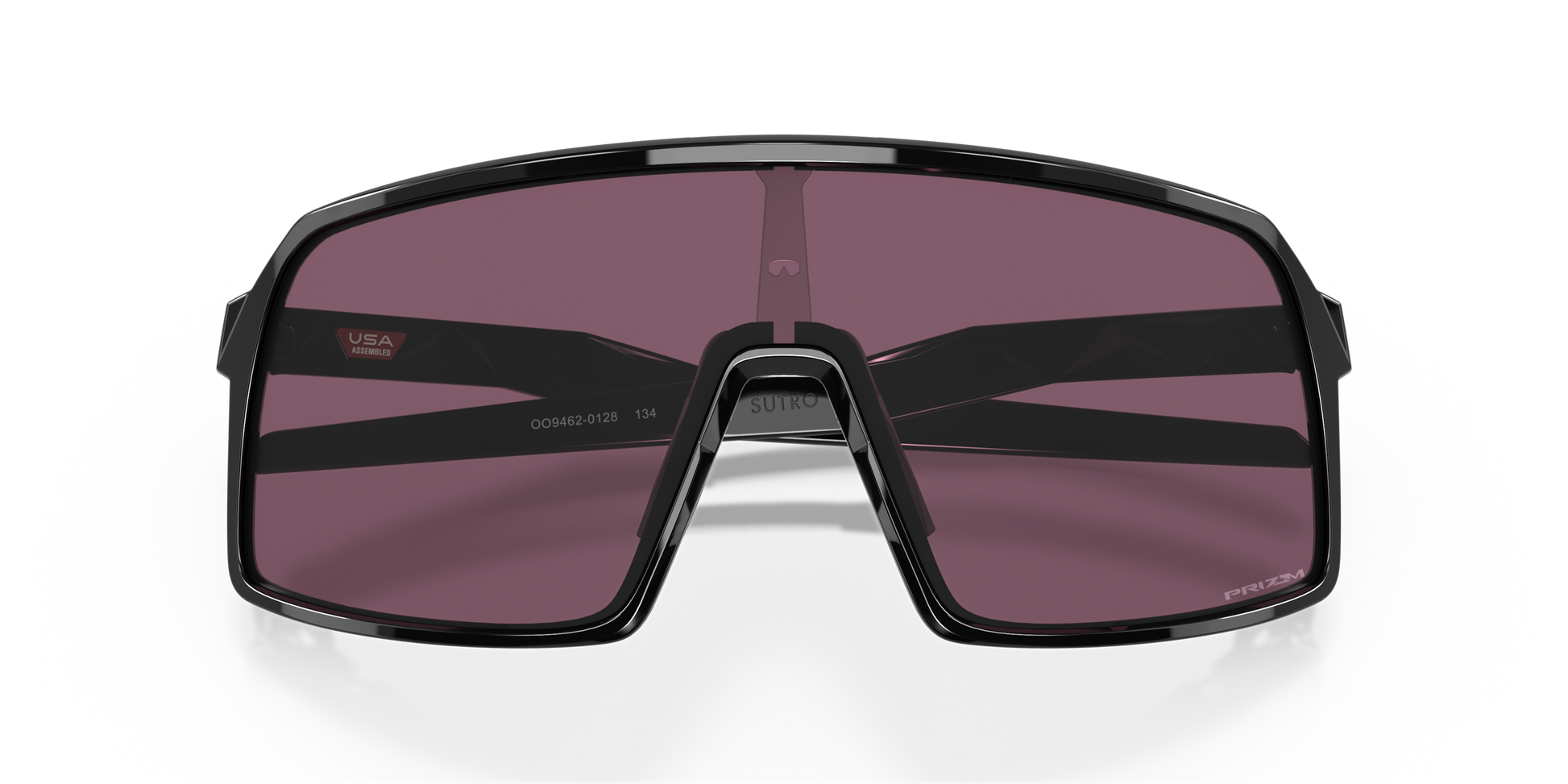 [Prizm Road Black Lenses, Polished Black Frame]