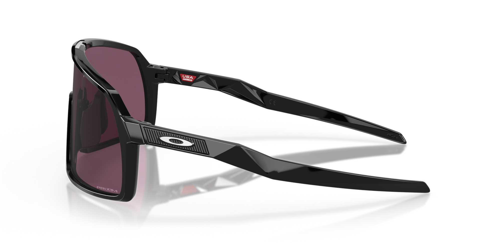 [Prizm Road Black Lenses, Polished Black Frame]