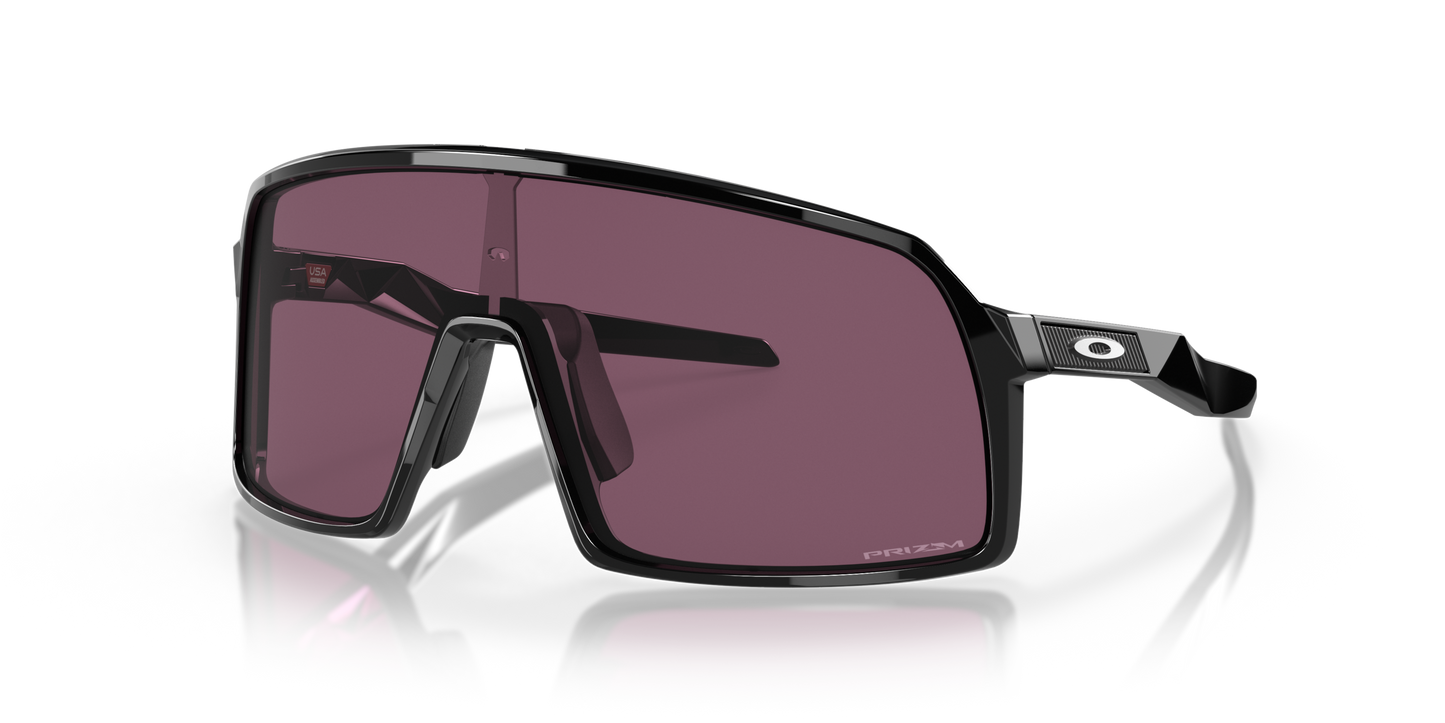 [Prizm Road Black Lenses, Polished Black Frame]