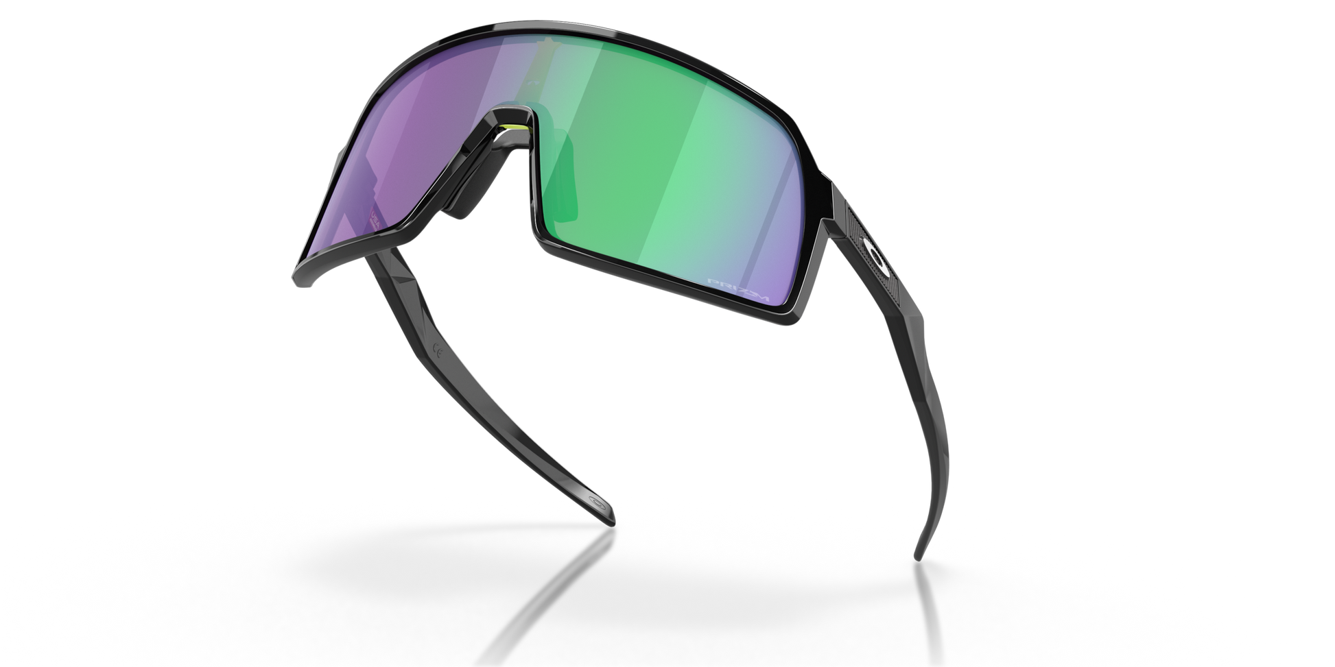 [Prizm Jade Lenses, Polished Black Frame]