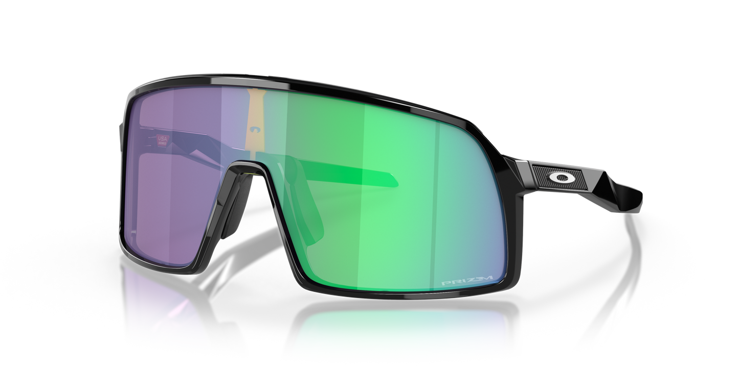 [Prizm Jade Lenses, Polished Black Frame]
