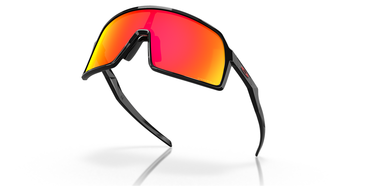 [Prizm Ruby Lenses, Polished Black Frame]