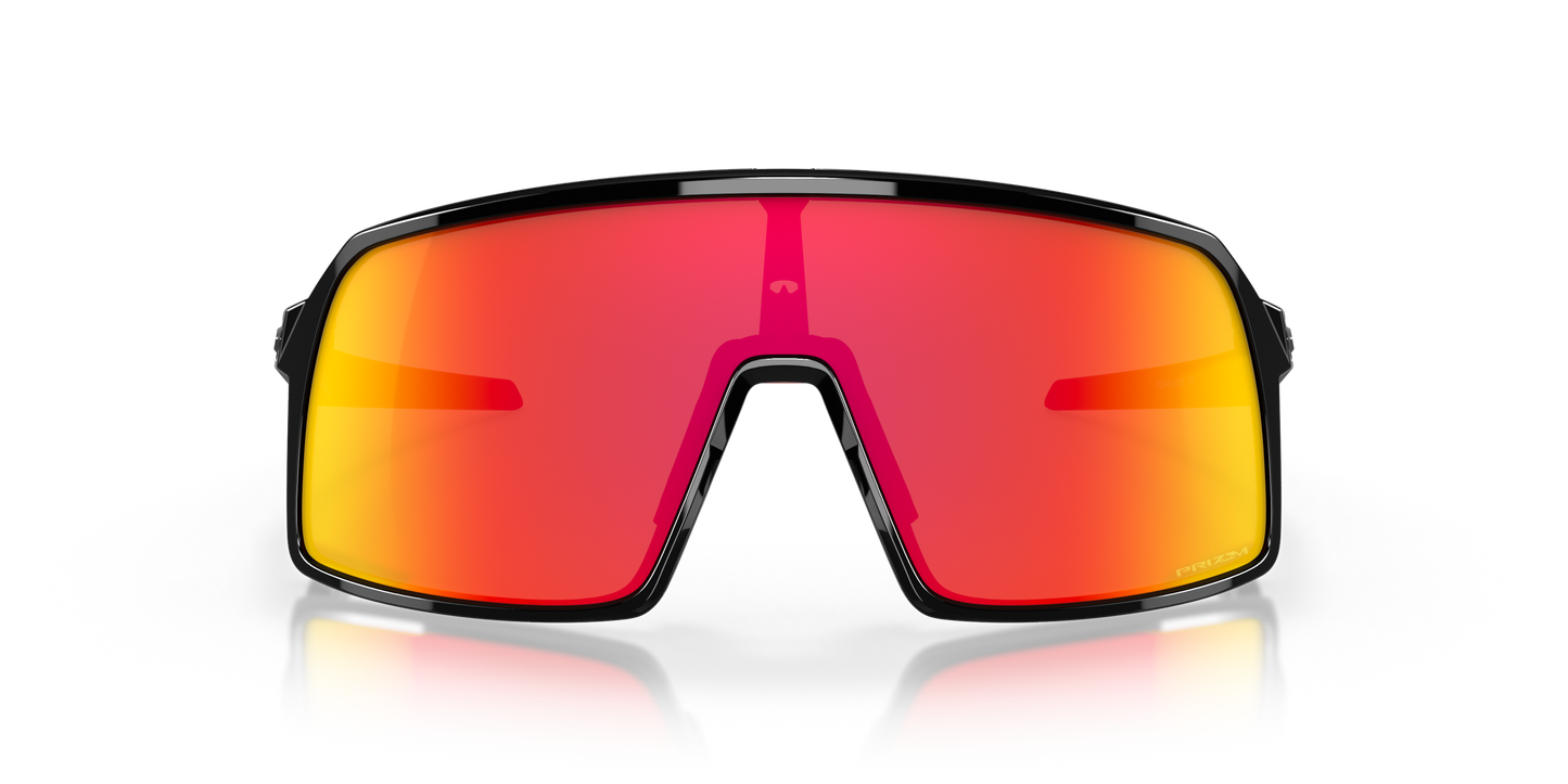 [Prizm Ruby Lenses, Polished Black Frame]
