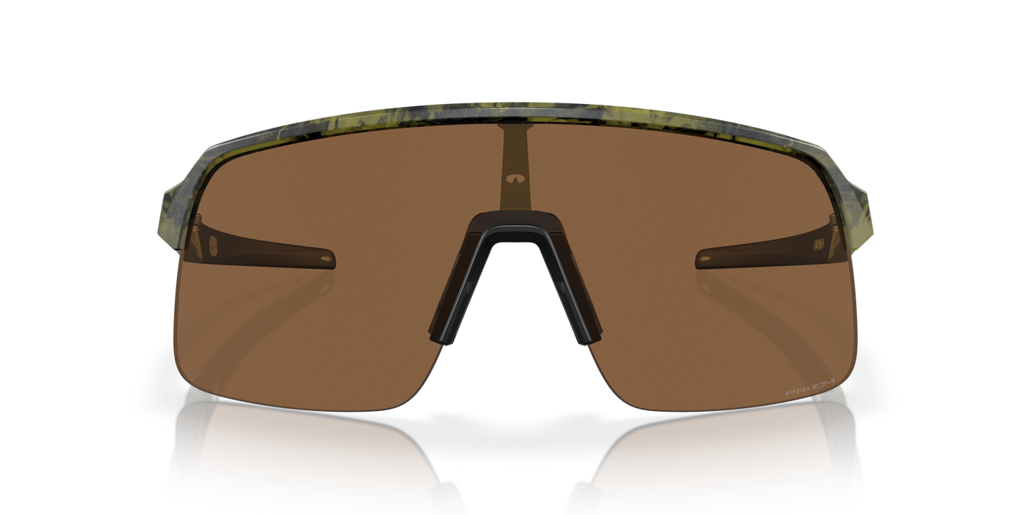 [Prizm Bronze Lenses, Matte Transparent Fern Swirl Frame]