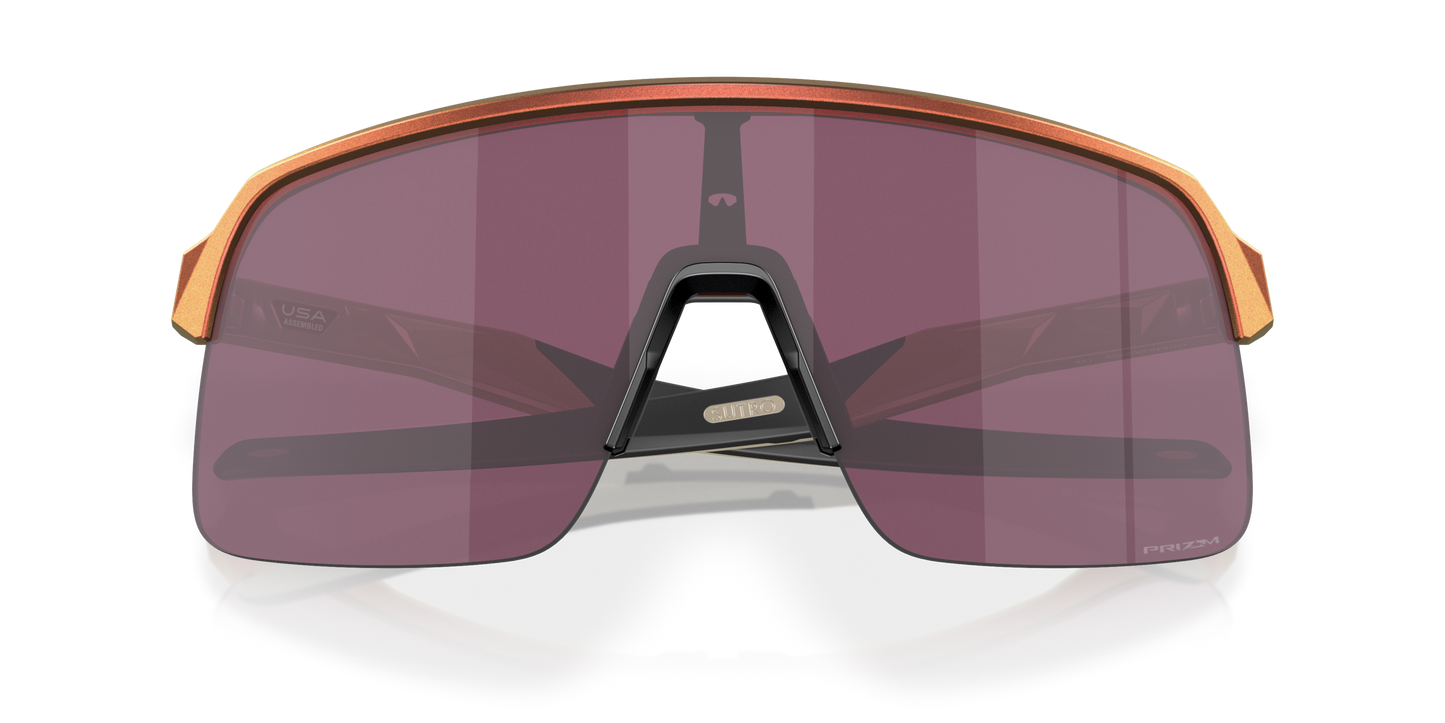 [Prizm Road Black Lenses, Matte Red Gold Colorshift Frame]