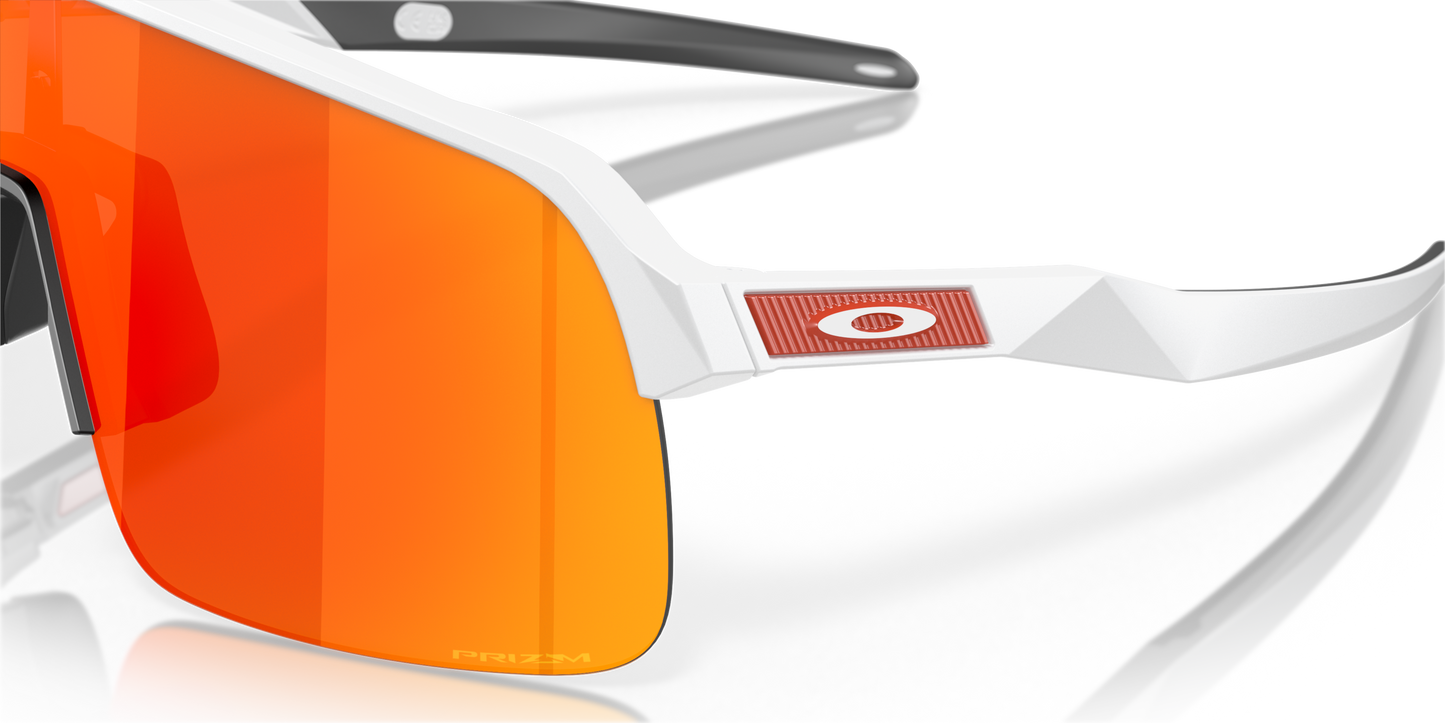 [Prizm Ruby Lenses, Matte White Frame]