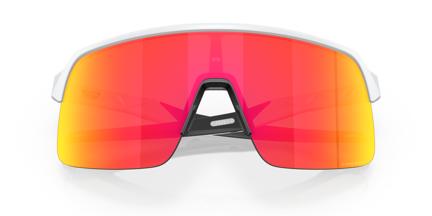 [Prizm Ruby Lenses, Matte White Frame]