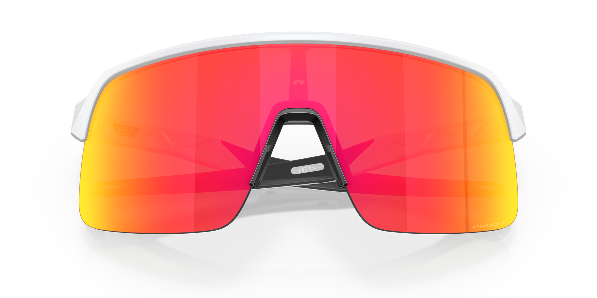 [Prizm Ruby Lenses, Matte White Frame]