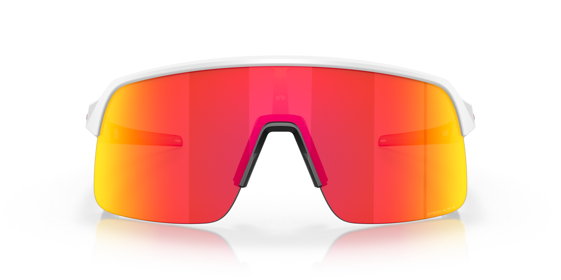 [Prizm Ruby Lenses, Matte White Frame]