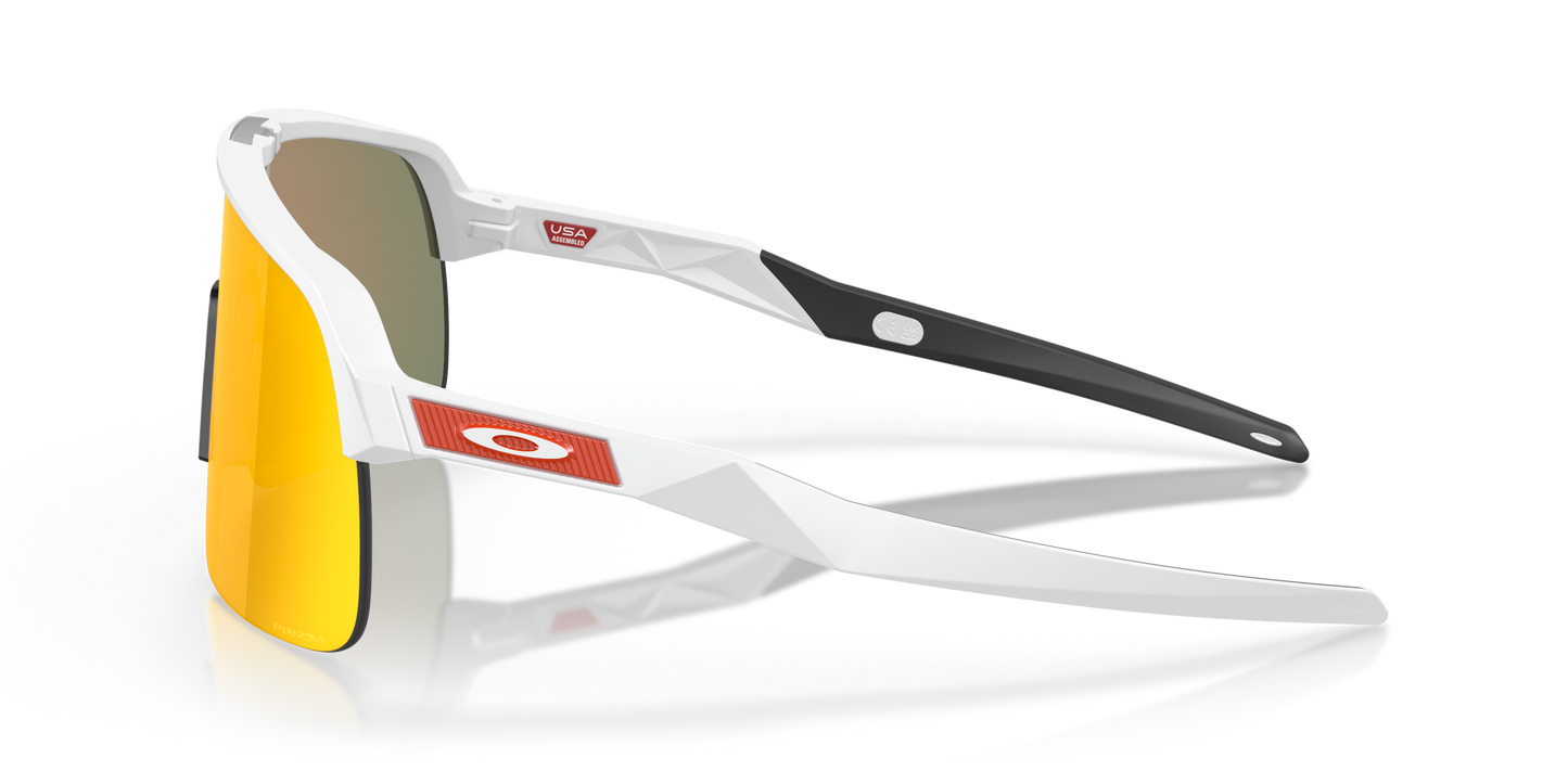 [Prizm Ruby Lenses, Matte White Frame]