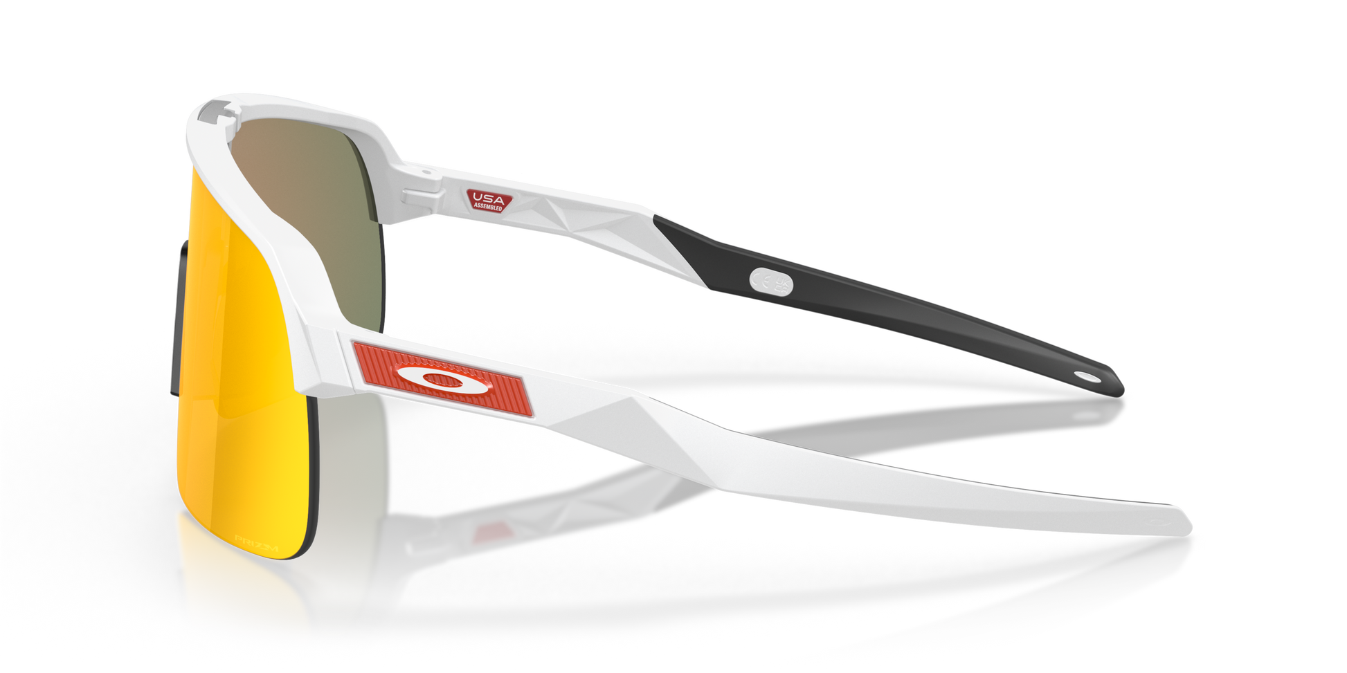 [Prizm Ruby Lenses, Matte White Frame]