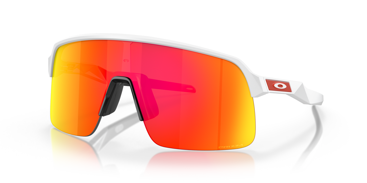 [Prizm Ruby Lenses, Matte White Frame]