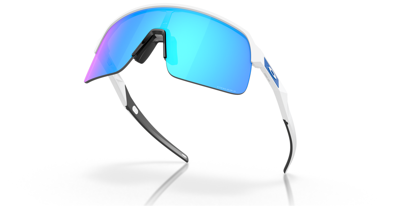 [Prizm Sapphire Lenses, Matte White Frame]