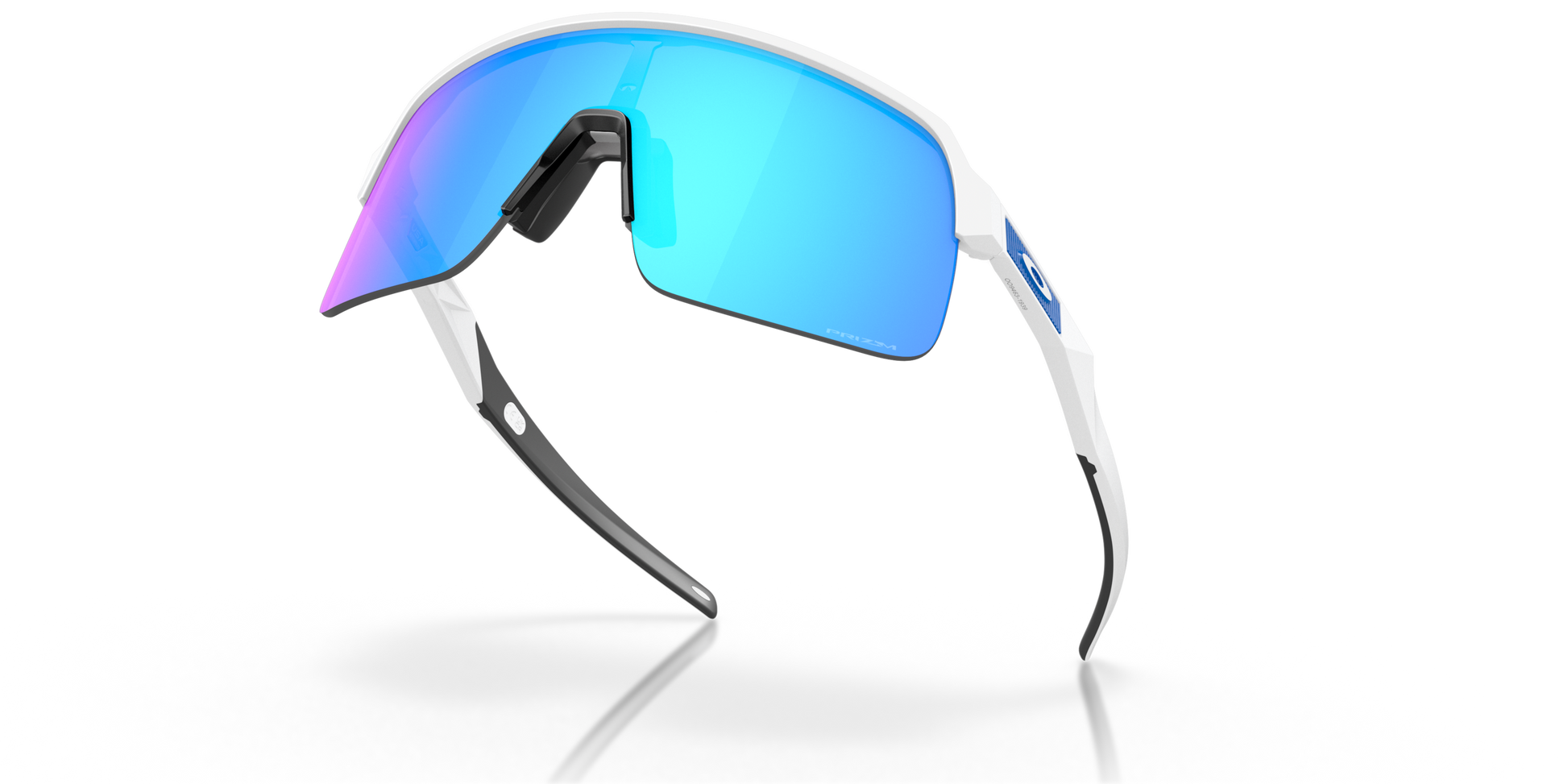 [Prizm Sapphire Lenses, Matte White Frame]