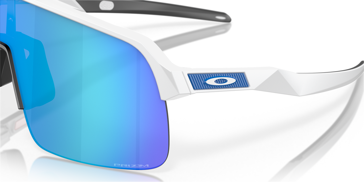 [Prizm Sapphire Lenses, Matte White Frame]