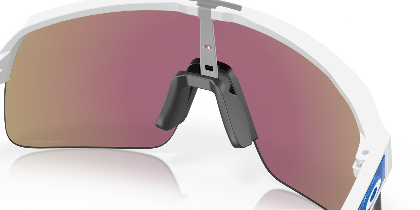 [Prizm Sapphire Lenses, Matte White Frame]