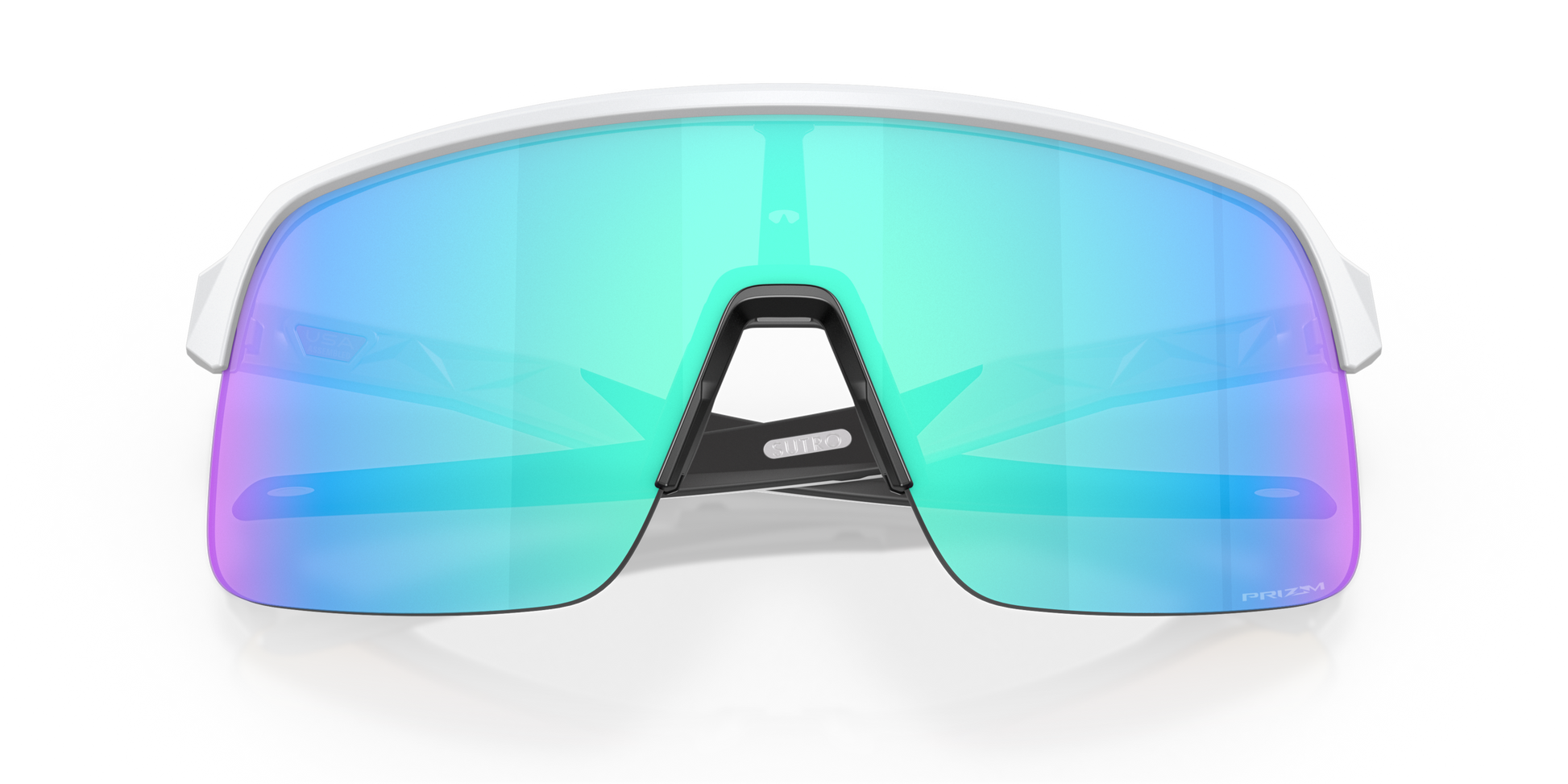 [Prizm Sapphire Lenses, Matte White Frame]