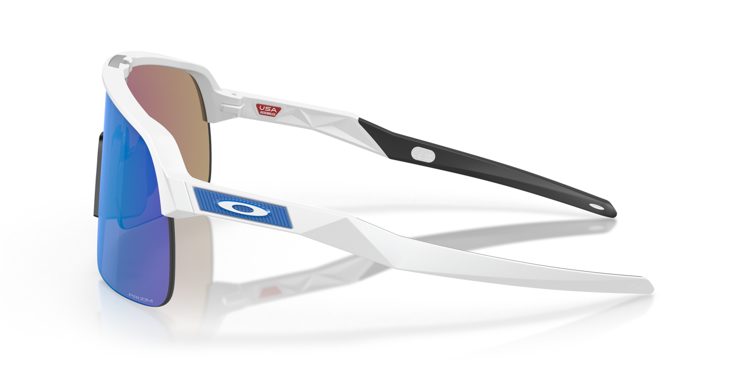 [Prizm Sapphire Lenses, Matte White Frame]