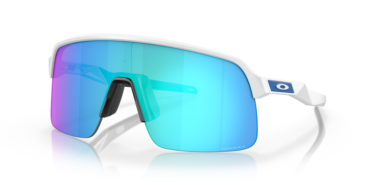 [Prizm Sapphire Lenses, Matte White Frame]
