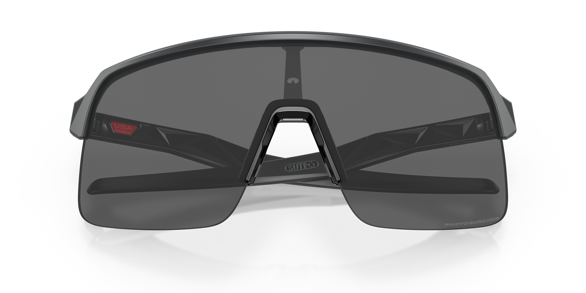 [Clear To Black Iridium Photochromic Lenses, Matte Carbon Frame]