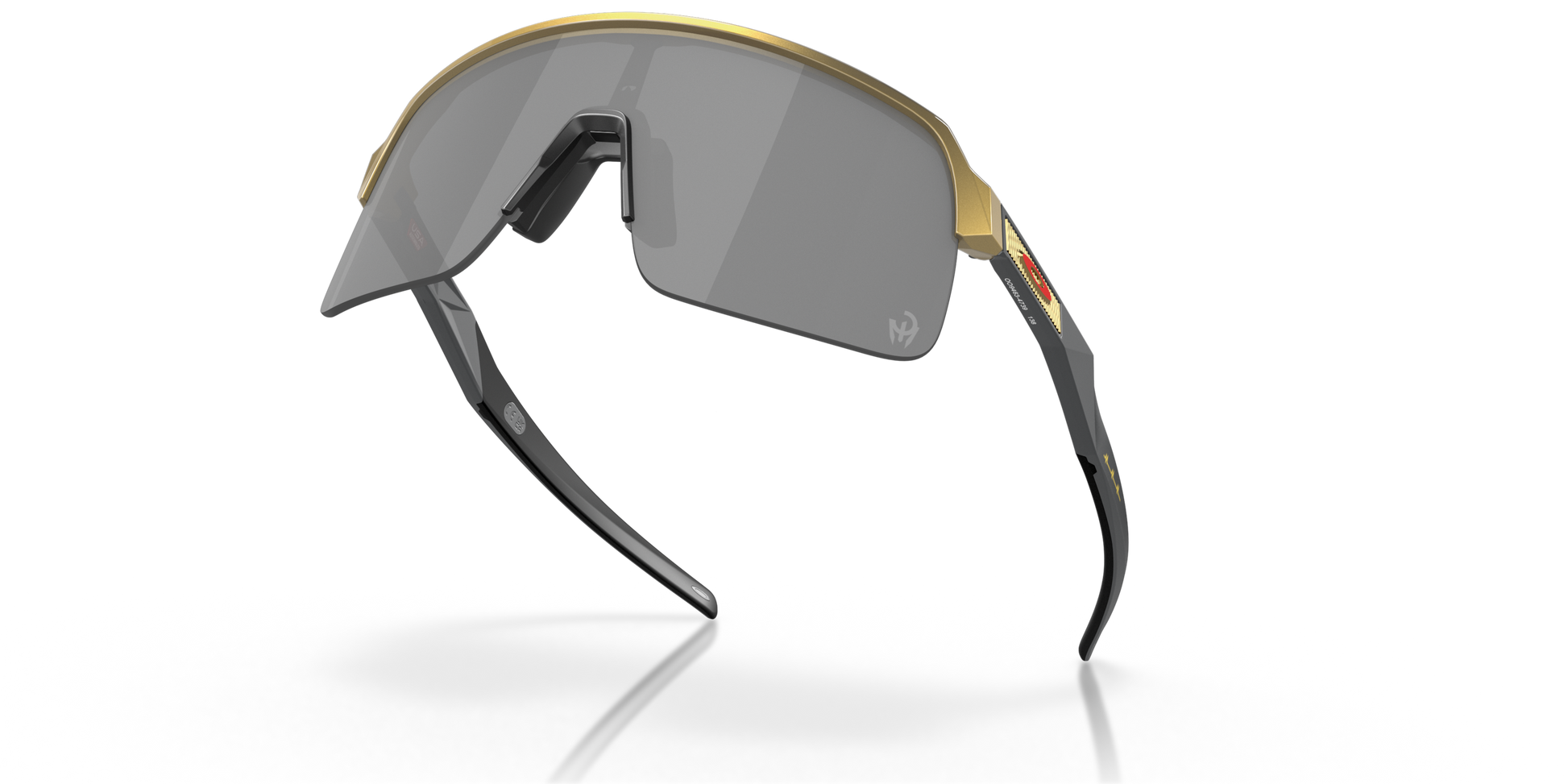 [Prizm Black Lenses, Olympic Gold Frame]