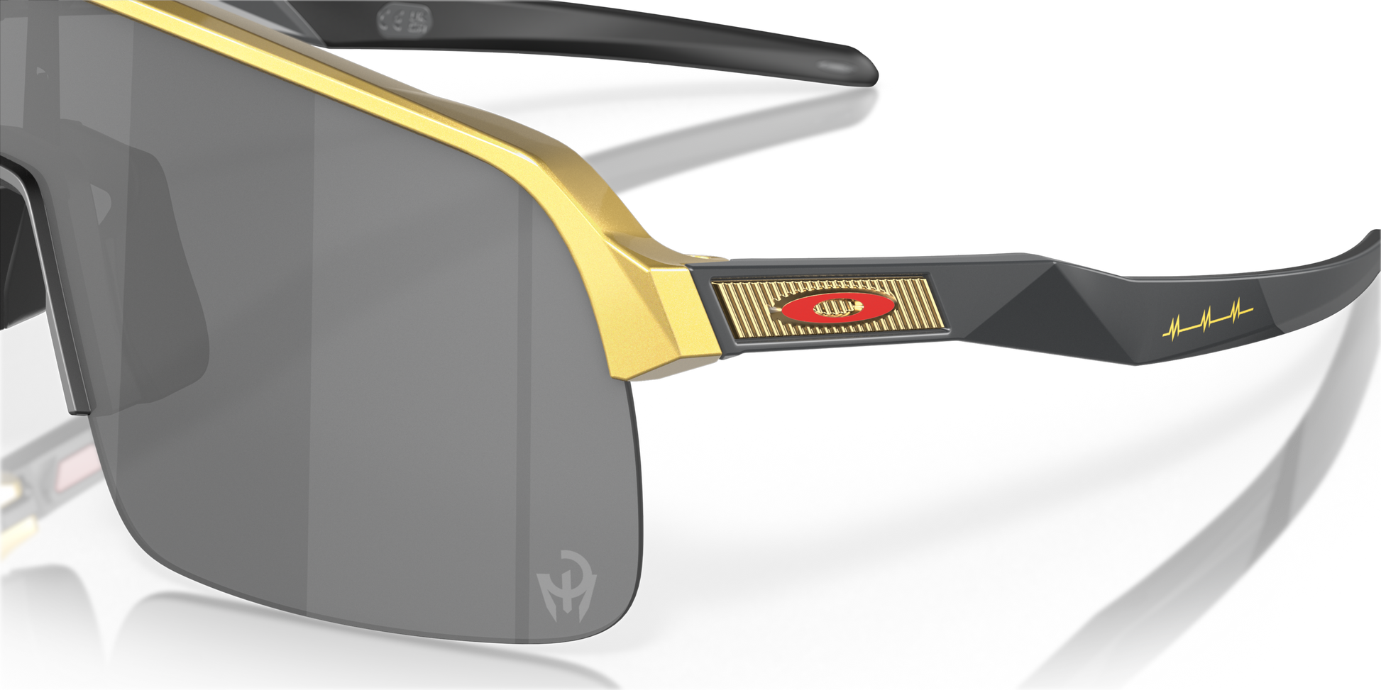 [Prizm Black Lenses, Olympic Gold Frame]