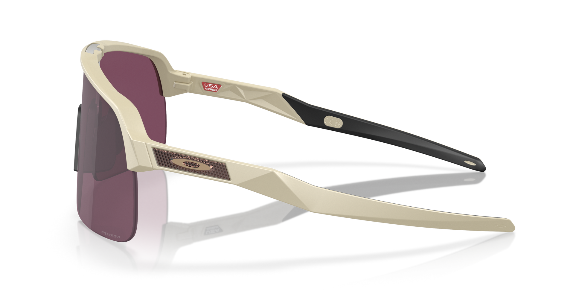 [Prizm Road Black Lenses, Matte Sand Frame]