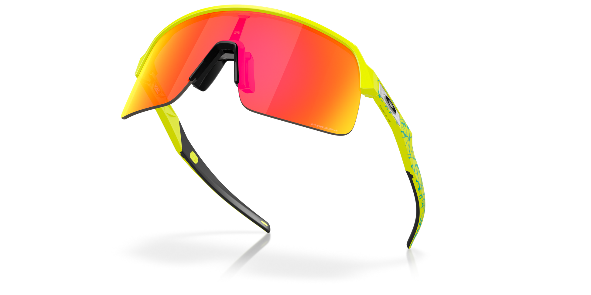 [Prizm Ruby Lenses, Matte Tennis Ball Yellow Frame]