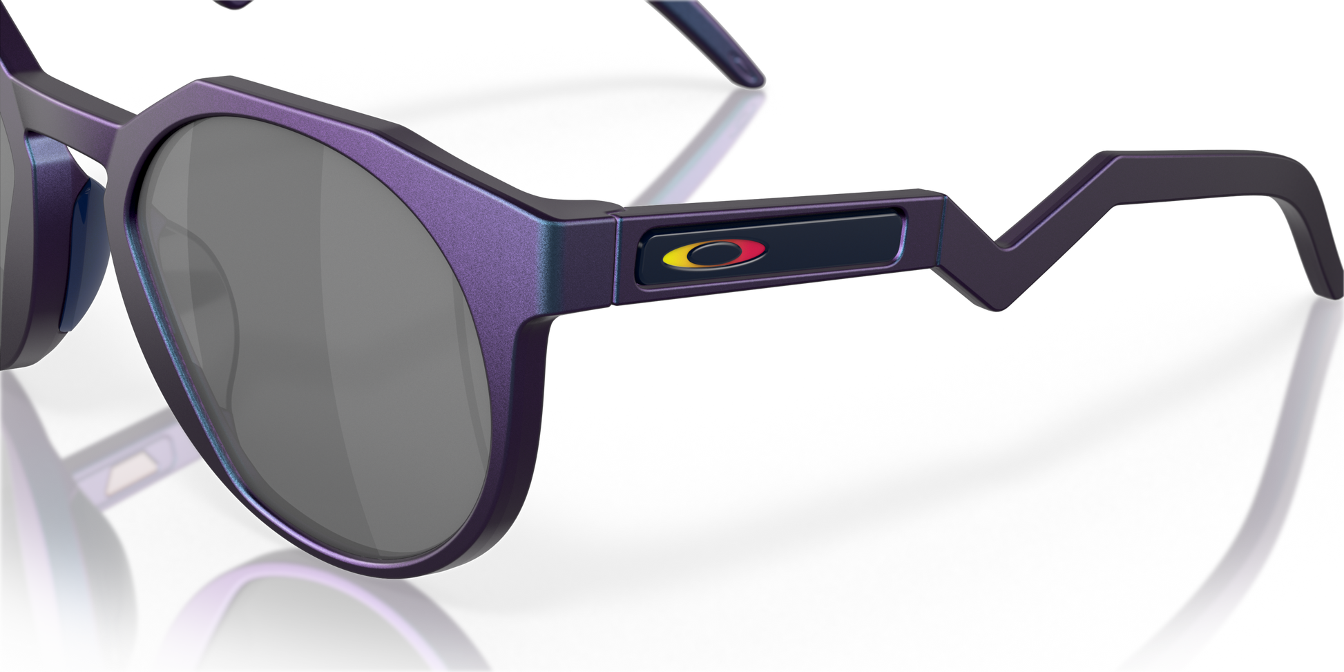 [Prizm Black Lenses, Matte Cyan/Purple Colorshift Frame]
