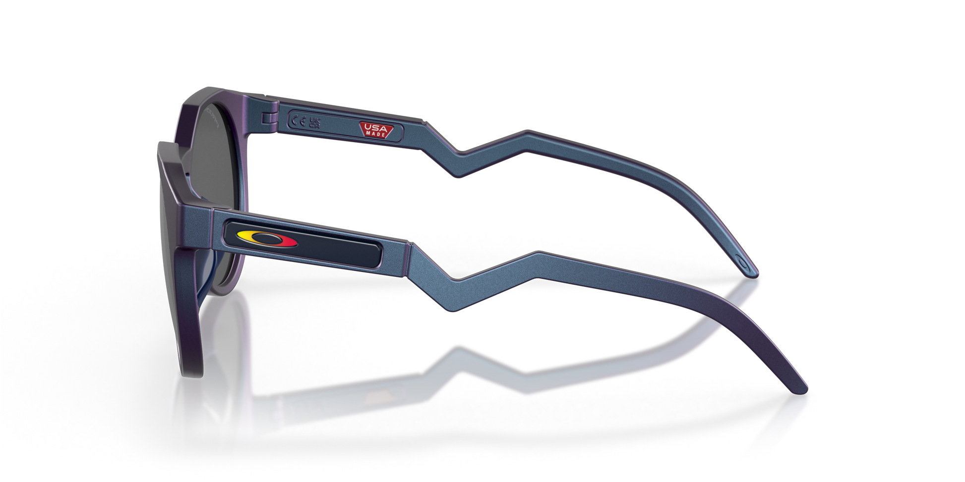[Prizm Black Lenses, Matte Cyan/Purple Colorshift Frame]