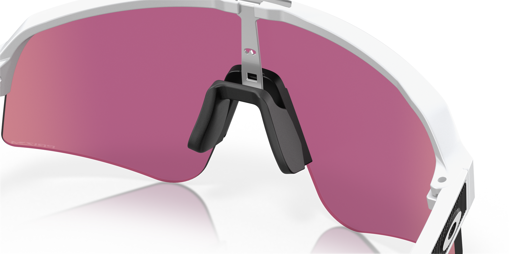 [Prizm Road Jade Lenses, Matte White Frame]