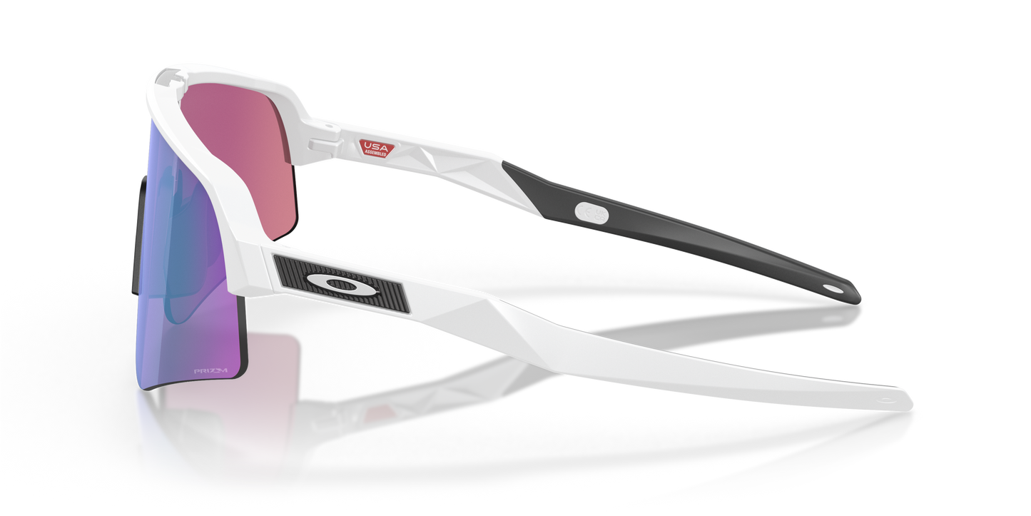 [Prizm Road Jade Lenses, Matte White Frame]