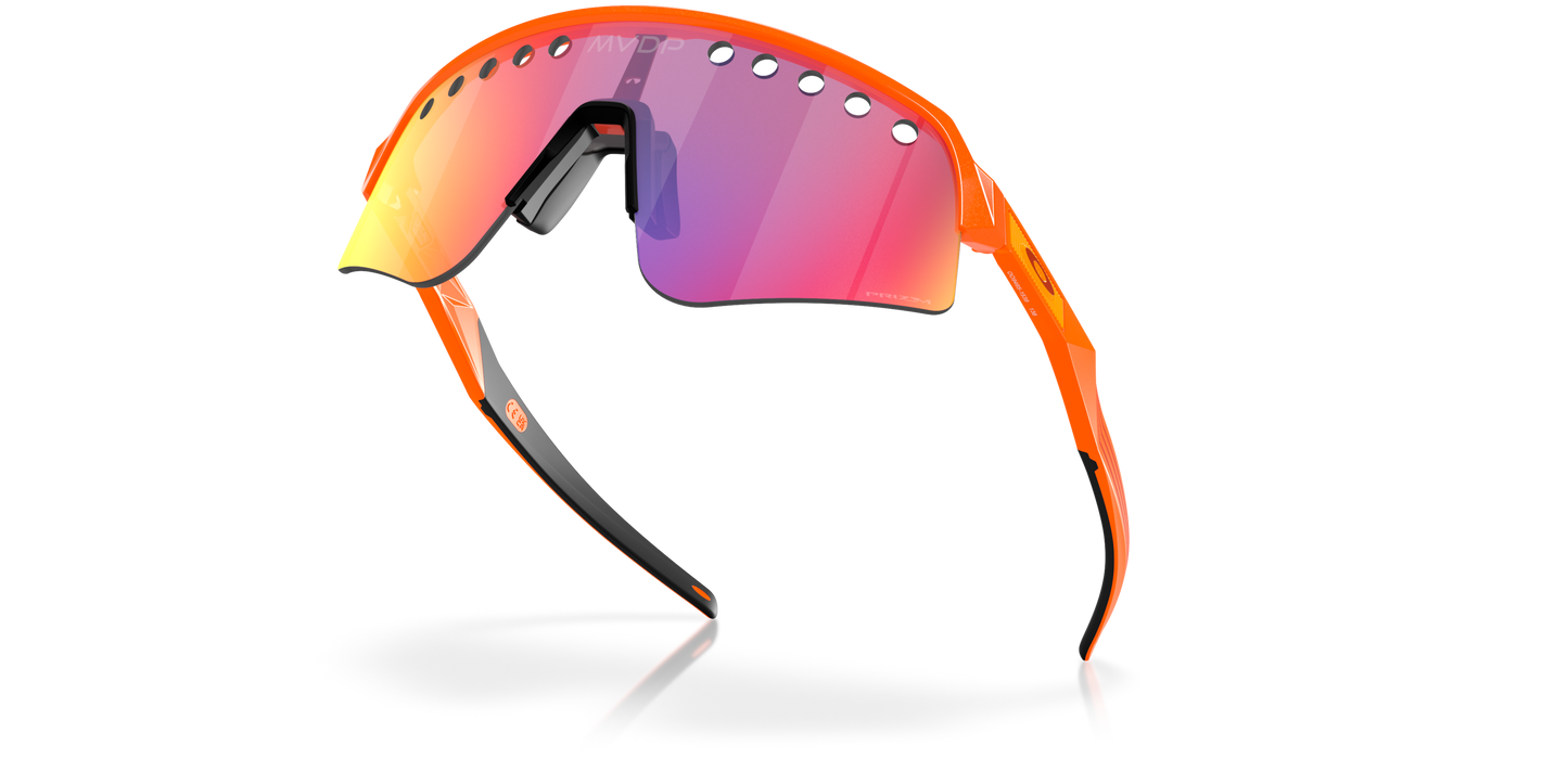 [Prizm Road Lenses, Orange Sparkle Frame]