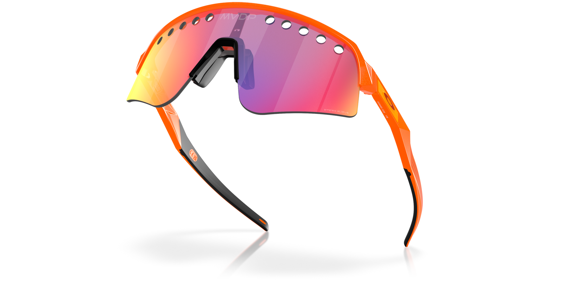 [Prizm Road Lenses, Orange Sparkle Frame]