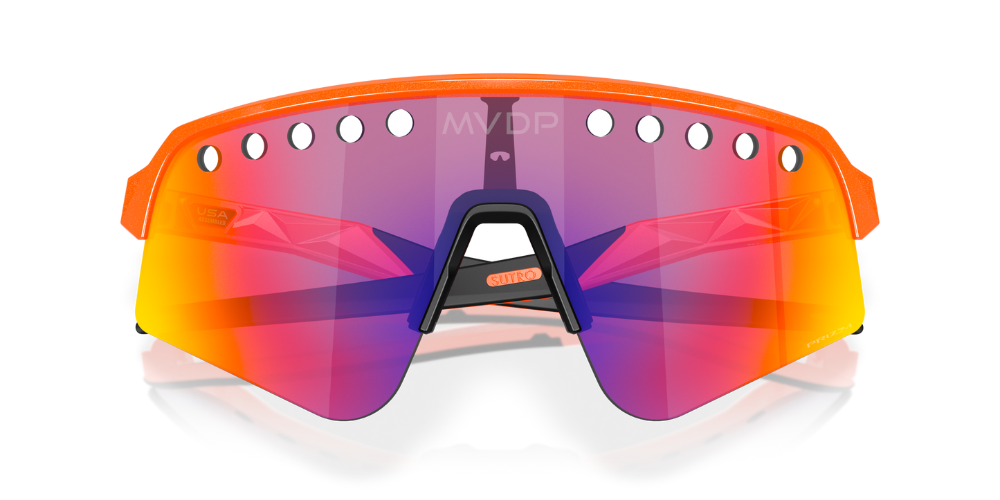 [Prizm Road Lenses, Orange Sparkle Frame]
