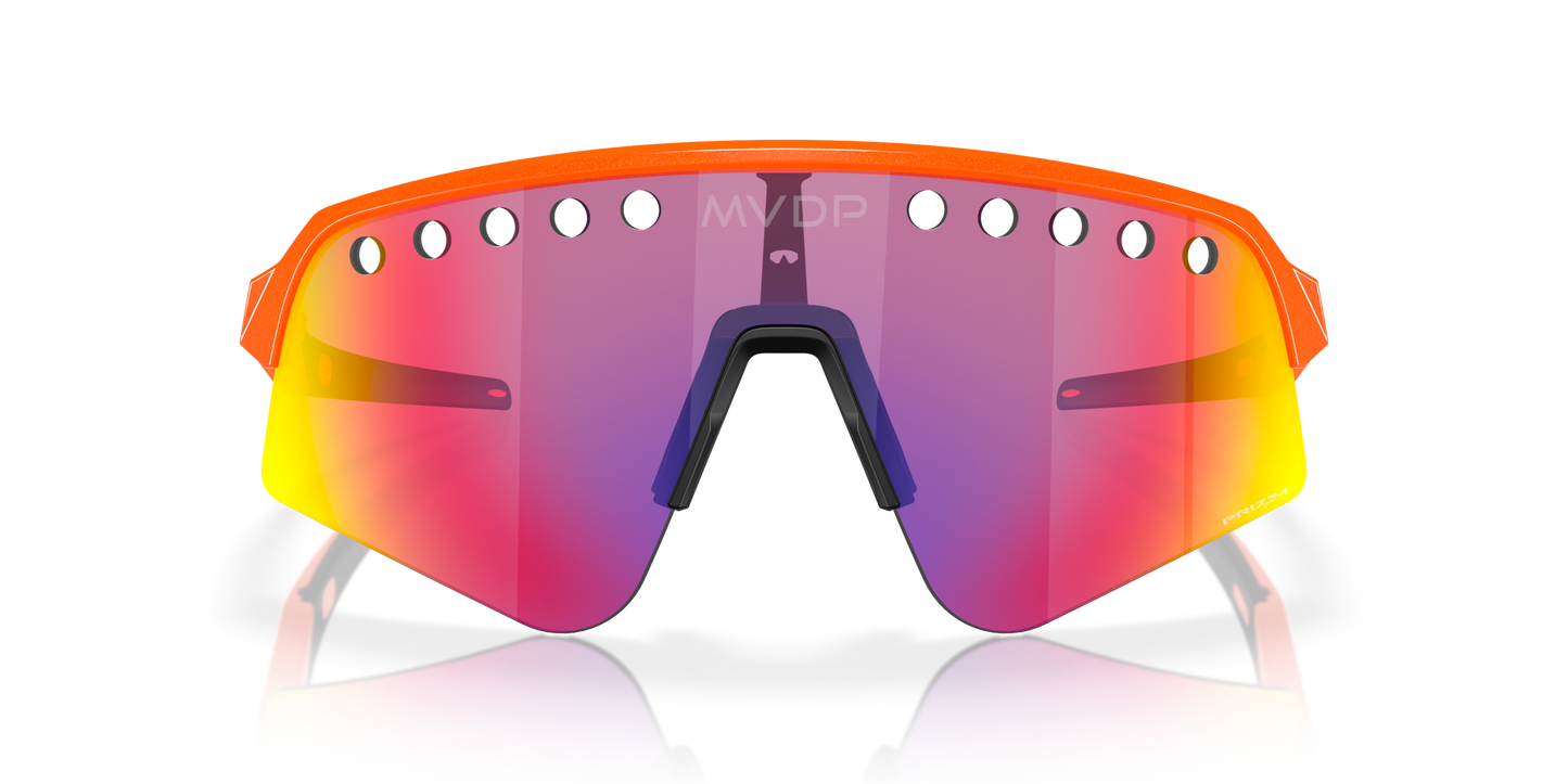 [Prizm Road Lenses, Orange Sparkle Frame]
