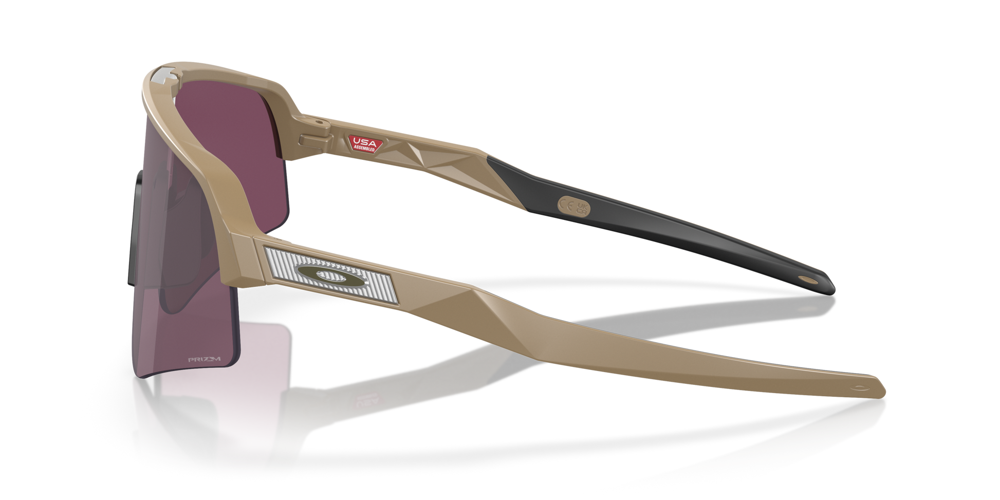 [Prizm Road Black Lenses, Matte Terrain Tan Frame]