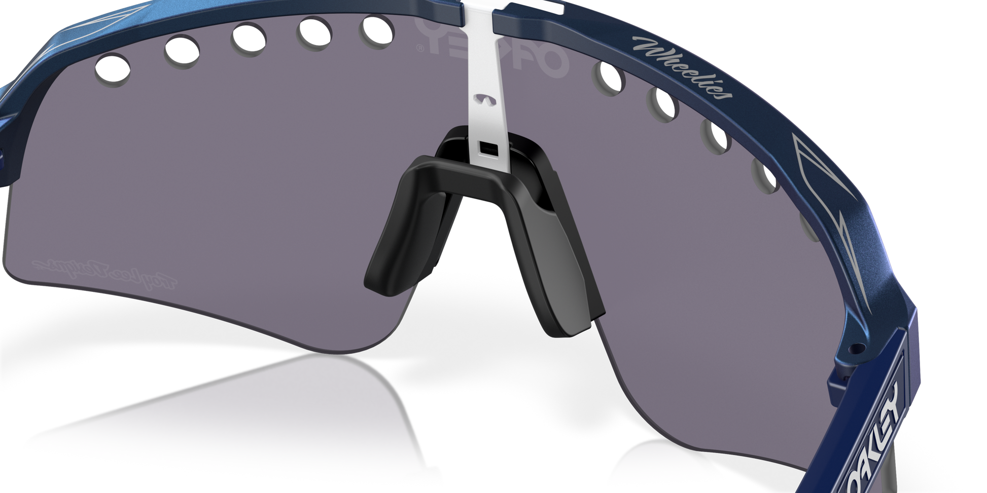 [Prizm Grey Lenses, Troy Lee Designs Blue Colorshift Frame]