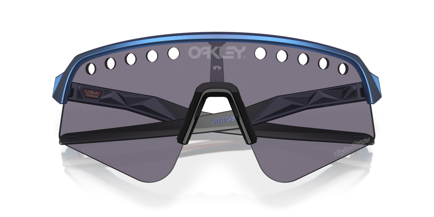 [Prizm Grey Lenses, Troy Lee Designs Blue Colorshift Frame]