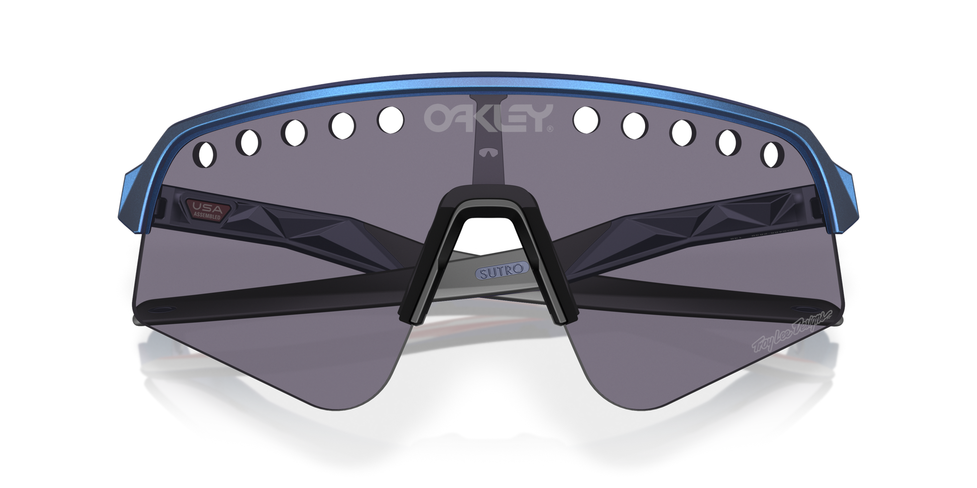 [Prizm Grey Lenses, Troy Lee Designs Blue Colorshift Frame]