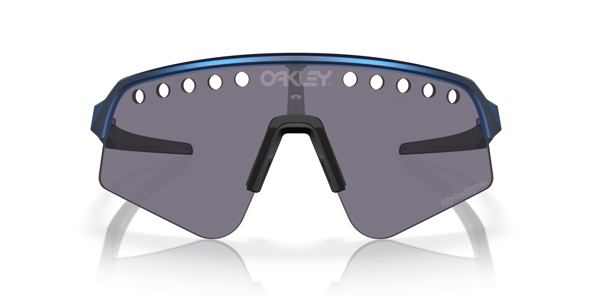 [Prizm Grey Lenses, Troy Lee Designs Blue Colorshift Frame]