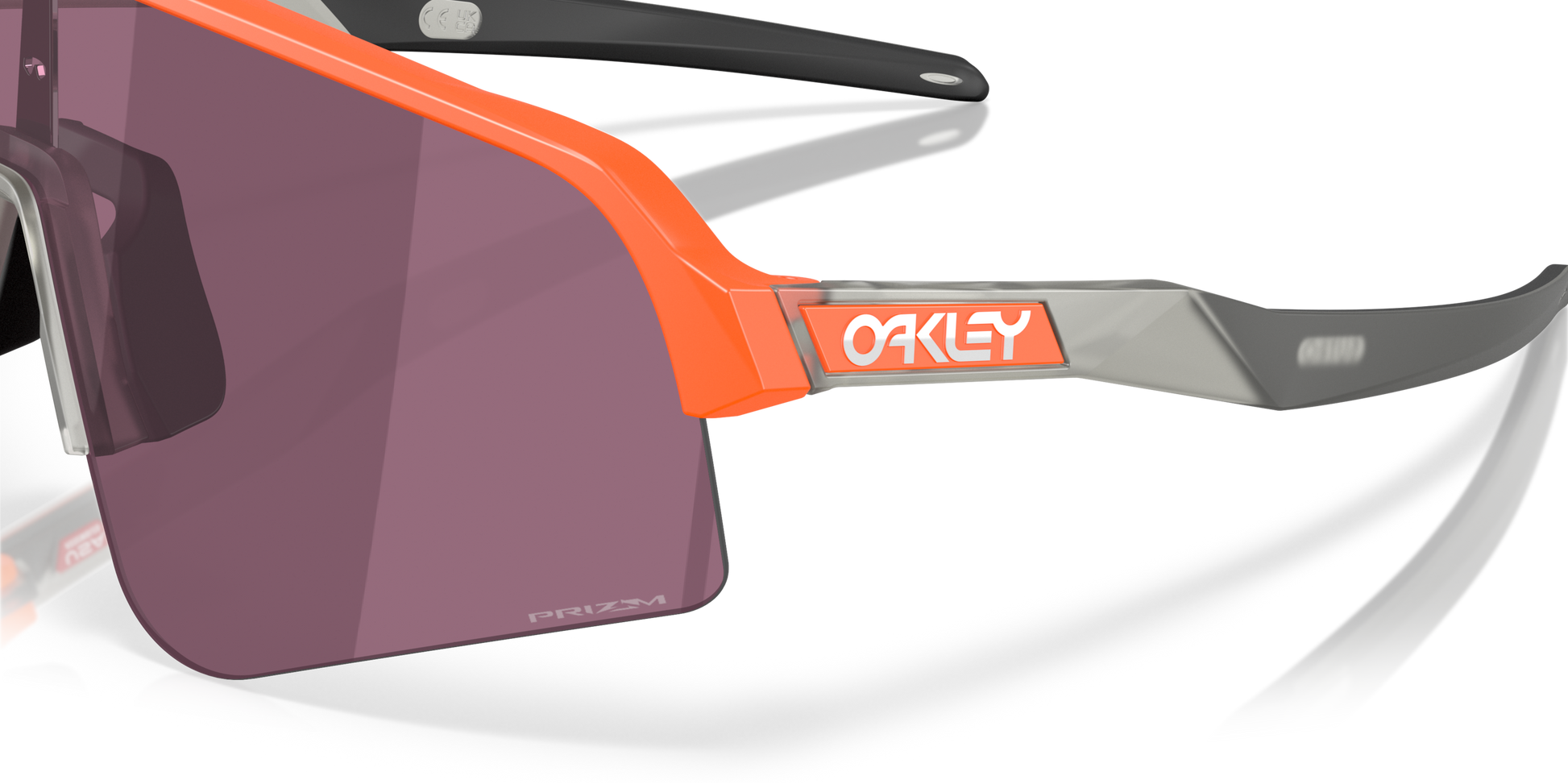 [Prizm Road Black Lenses, Matte Neon Orange Frame]