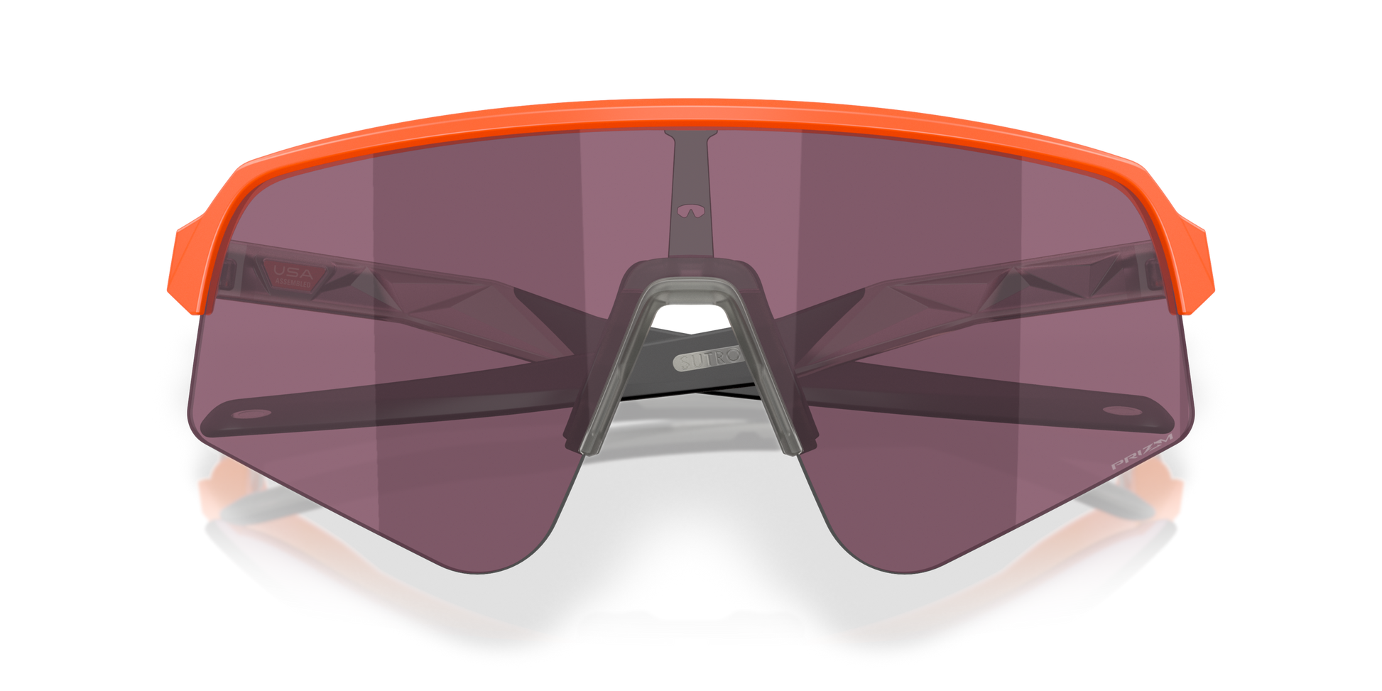 [Prizm Road Black Lenses, Matte Neon Orange Frame]