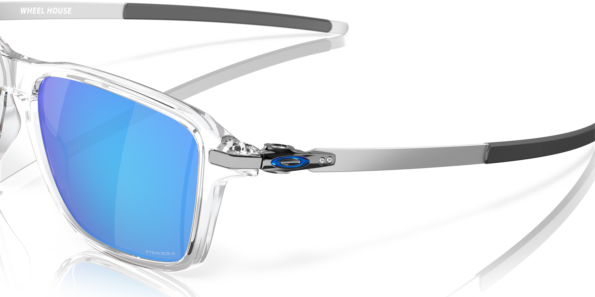 [Prizm Sapphire Lenses, Polished Clear Frame]