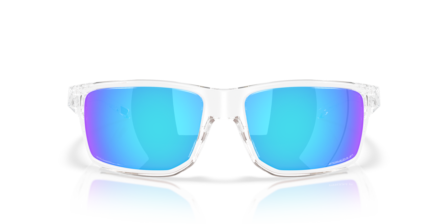 [Prizm Sapphire Polarized Lenses, Clear Frame]