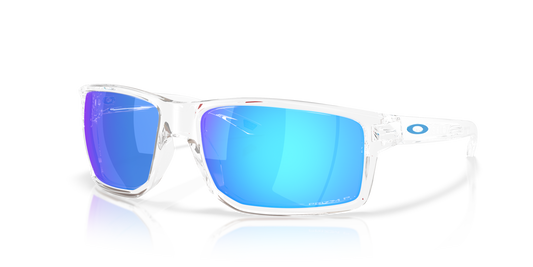 [Prizm Sapphire Polarized Lenses, Clear Frame]