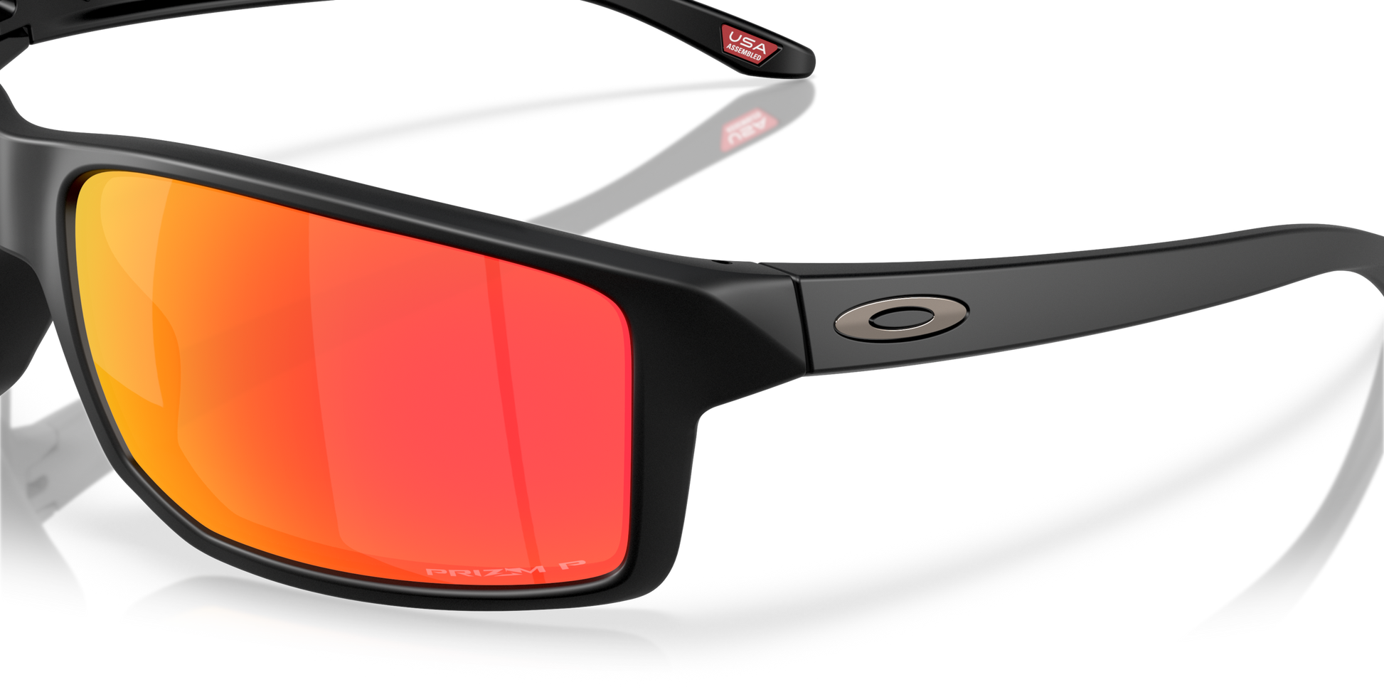 [Prizm Ruby Polarized Lenses, Matte Black Frame]